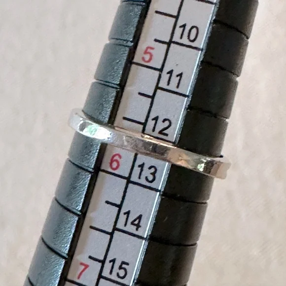 Vintage Faux Turquoise Mid Century Modern Statement Ring SZ 5 3/4 Elongated Oval - Picture 17 of 17